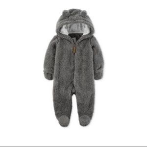 Fluffy baby jumpsuit